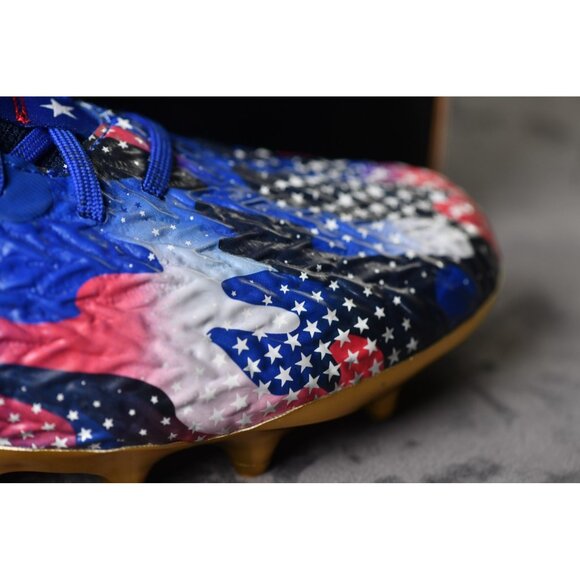 New! Size: 12.5 Men | Under Armour Spotlight 4 MC Clone USA Cleats | 3027296-400 main image 7